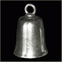 Plain Large Pewter Gremlin Bell Plain Large Pewter Gremlin Bell