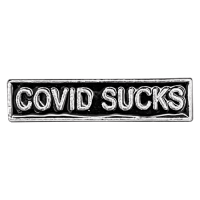 COVID Sucks Biker Pin