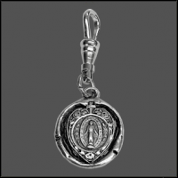 Sacred Heart Zipper Pull