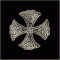 Celtic Maltese Cross Pin Celtic Maltese Cross Pin