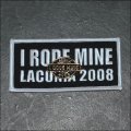 2008 I RODE MINE Laconia White Pin & Patch