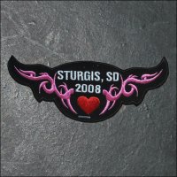 2008 Ladies Sturgis Event Patch - Pink
