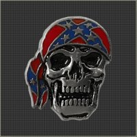 Rebel Wrap Skull Snap Head