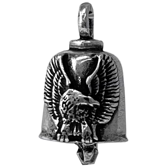Eagle with Upturned Wings Gremlin Bell - Click Image to Close