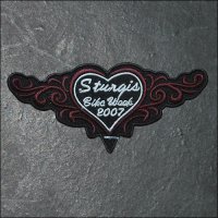 2007 Ladies Sturgis Event Patch - Red