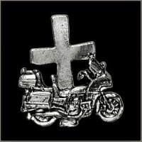 Full Dresser Motorcycle w/ Cross Pin