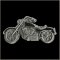 Black Colored Motorcycle Pin Black Colored Motorcycle Pin