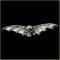 Bat Skull Wings Pin