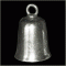 Plain Large Pewter Gremlin Bell Plain Large Pewter Gremlin Bell