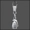Grenade Zipper Pull Grenade Zipper Pull