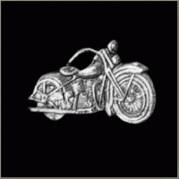 Small Motorcycle Pin