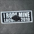 2010 I RODE MINE Laconia White Pin & Patch