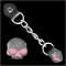 Ladies Half Skull Vest Extender w/ Pink Ladies Half Skull Vest Extender w/ Pink