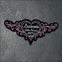 Ladies Laconia 2010 Bike Week Patch - Pink