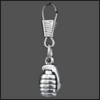Grenade Zipper Pull