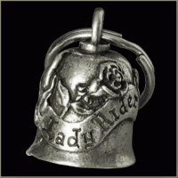 amuleto de Lady Rider Ángel de la guarda moto campana Gremlin Bell 