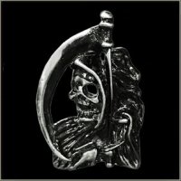 Lg. Grim Reaper Biker Pin