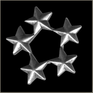 5 Star Pin - Click Image to Close