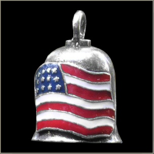 Colored American Flag Gremlin Bell - Click Image to Close